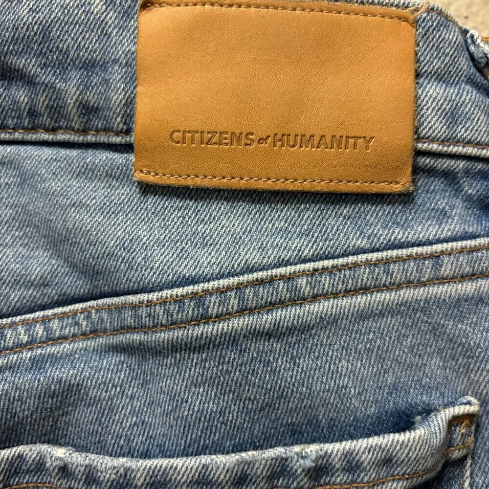 Citizens Of Humanity Emannuelle Womens Mid Rise Bootcut Distressed Jeans Size 29 - Image 9