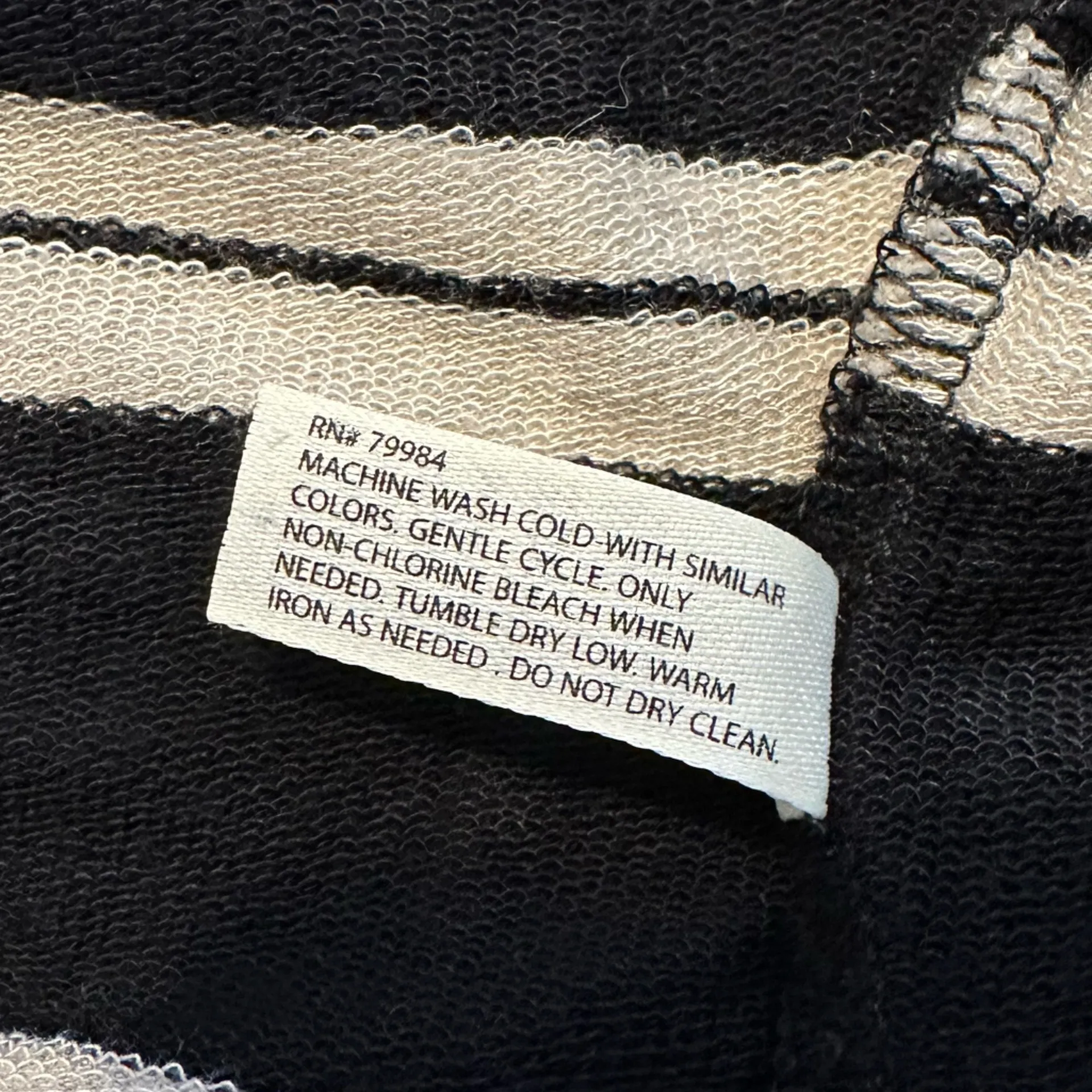 Soma Divine Terry Short Sleeve Hooded Tunic Live Lounge Wear size XL Striped - Image 12