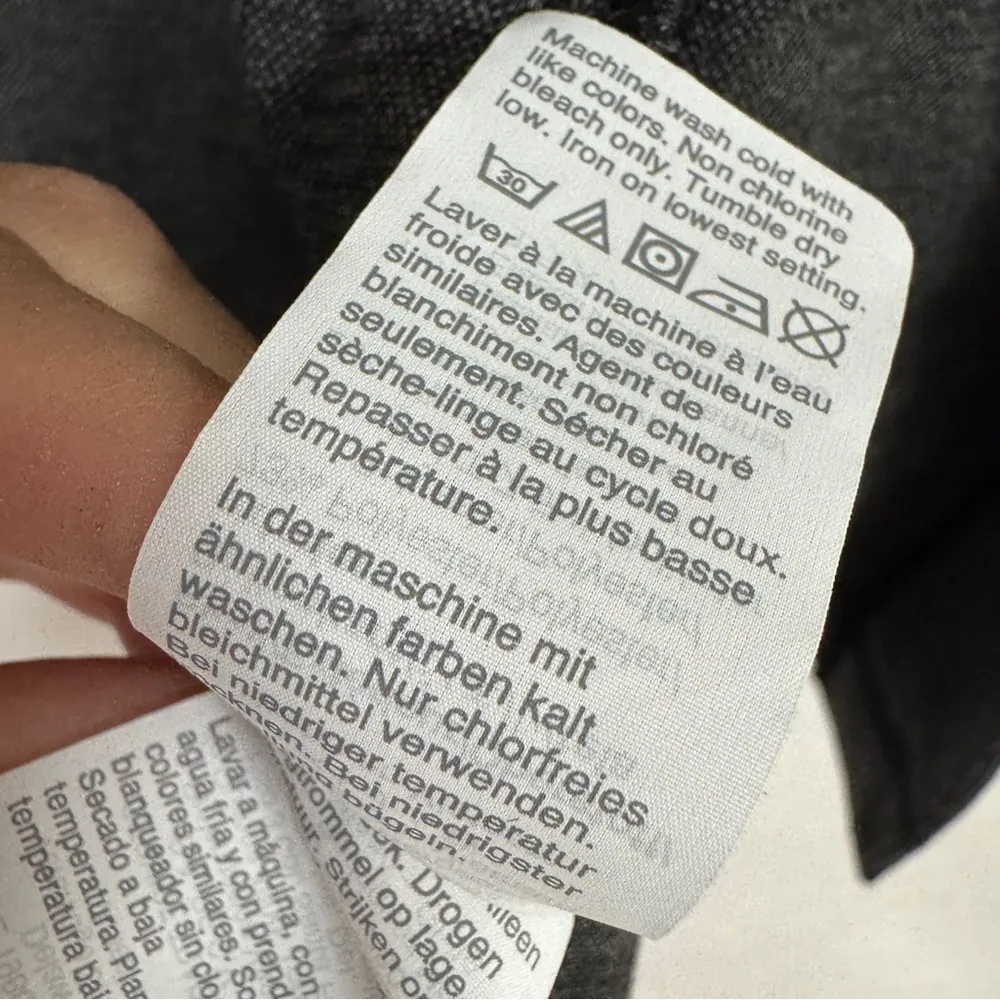 Madewell Grey Micro Plaid Long Line Blazer Jacket Womens S Preppy Classic Fall - Image 8