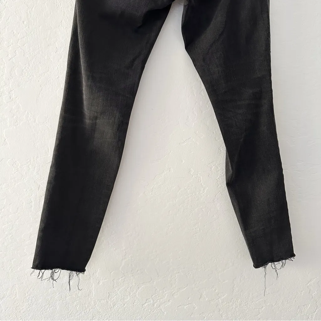 Madewell Maternity Skinny Crop Jeans – Black Sea, Size 29 - Image 11