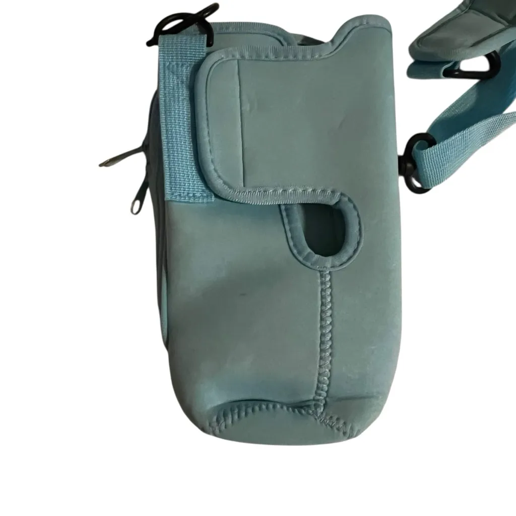 Dabria Water Bottle Carrier Bag w/ Phone Pocket Stanley 40oz Tumbler Neoprene Bl Blue - Image 5