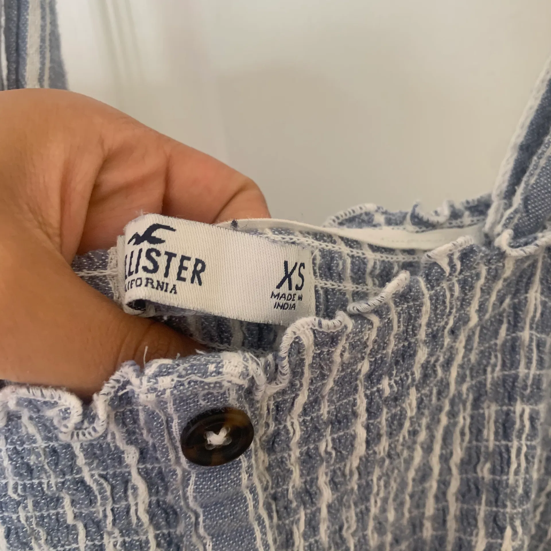 Blue And White Striped Jumpsuit  - Image 6