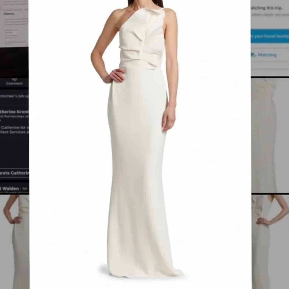 NWOT Roland mouret warrington one shoulder dress Size 6 - Image 2