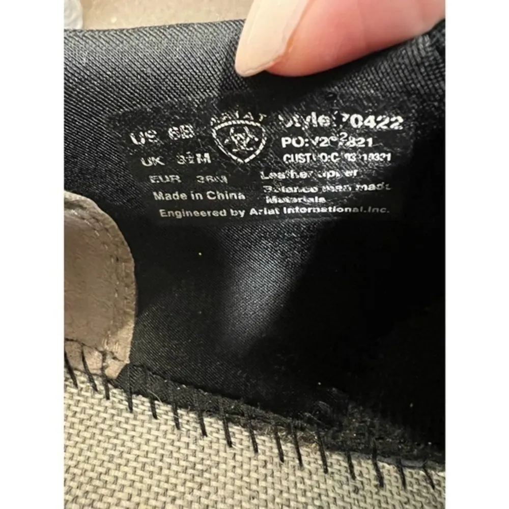 Ariat Leather Traverse Slip On sneaker comfort Shoes style #70422 Women 6 B - Image 8