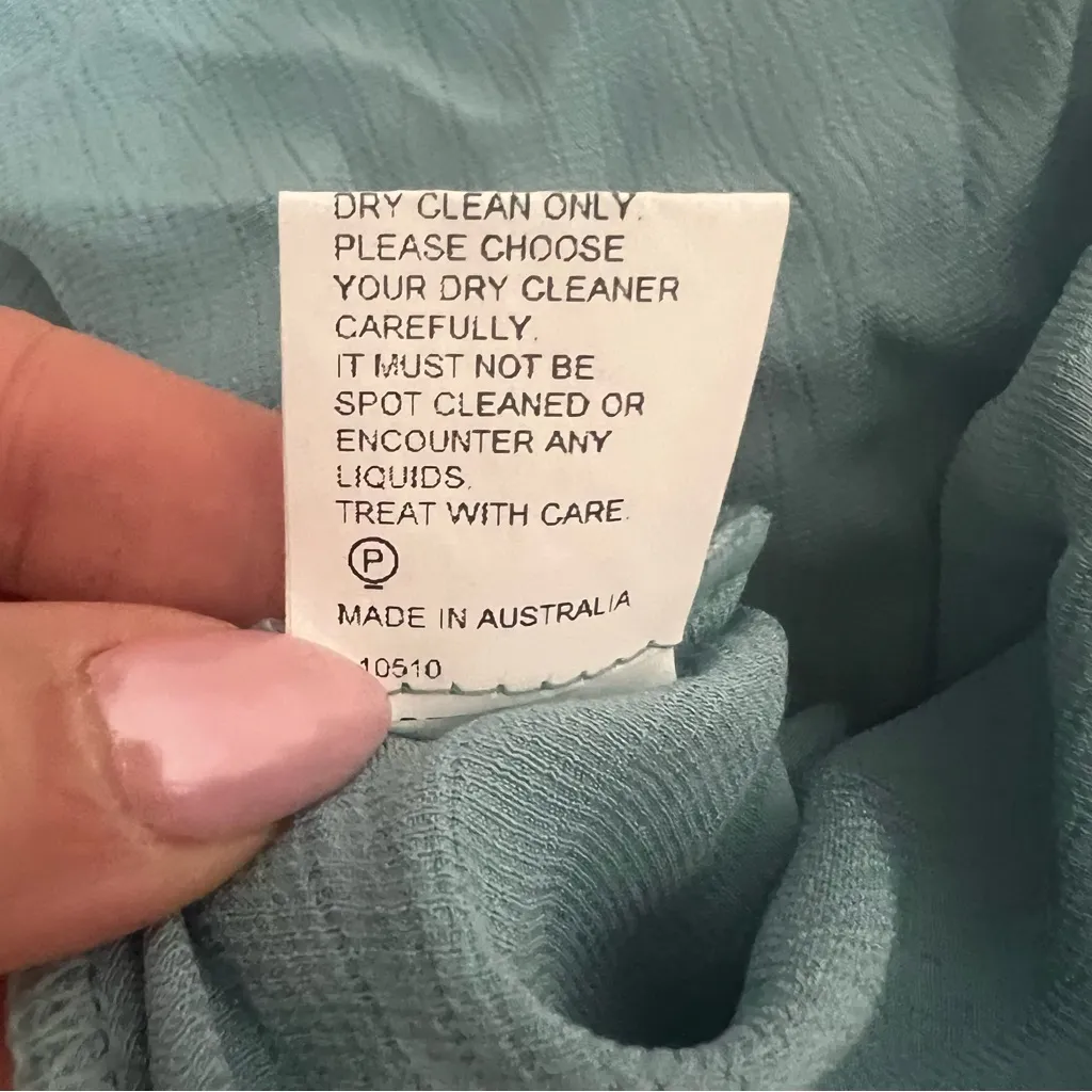 NEW NWT Bec + Bridge Moon Dance Strapless Maxi Dress Seaspray Blue - Image 12