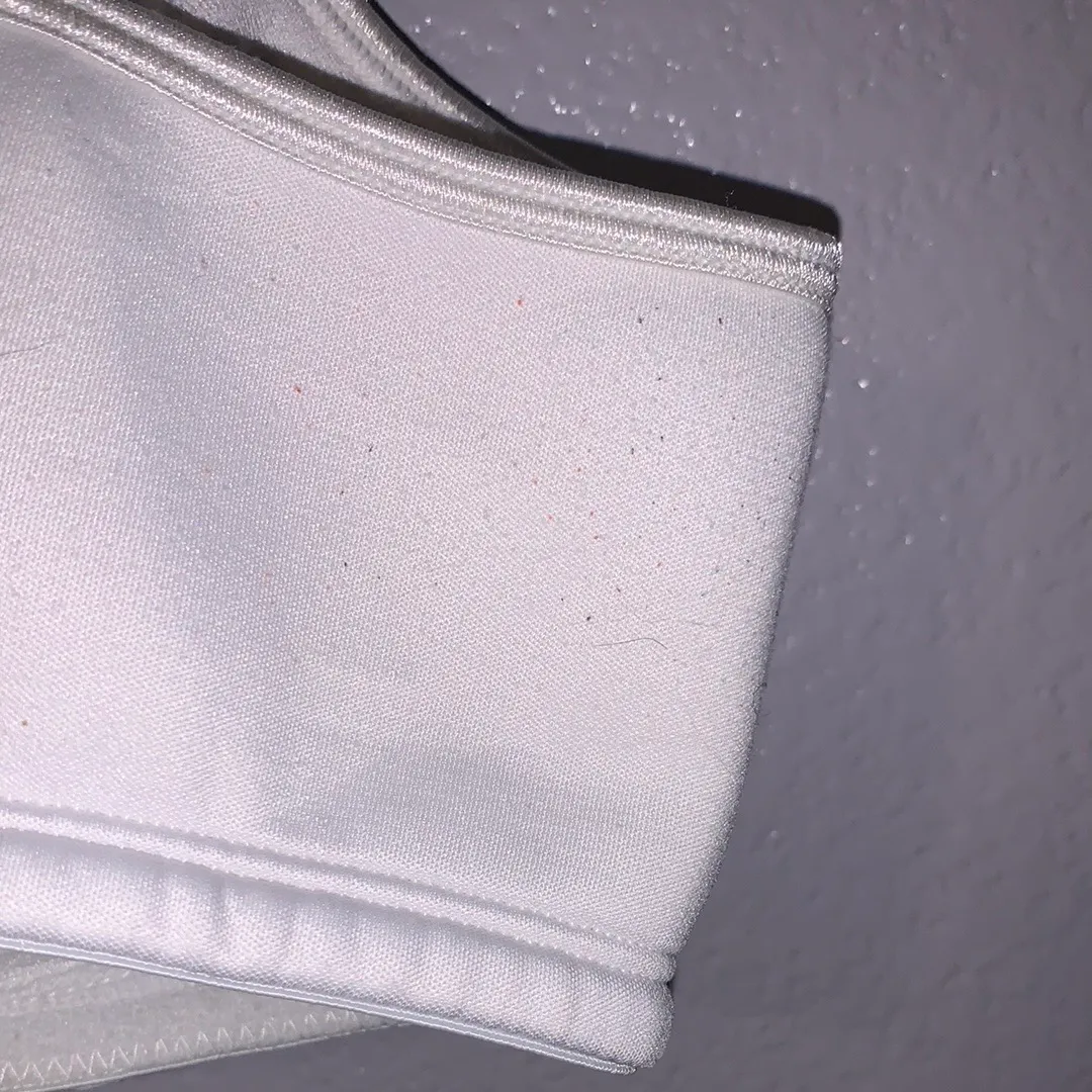 Platex Woman’s 36C Elegant White Women's Bra Wirefree Satin - Image 6