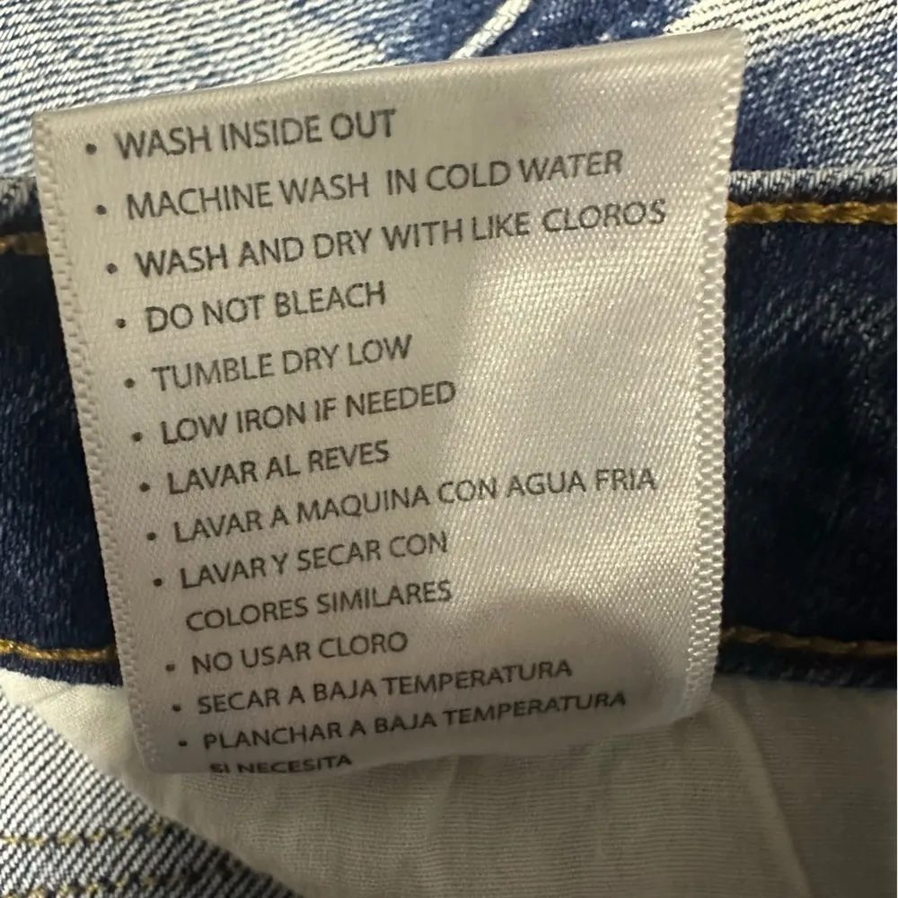 Kancan High Rise Ripped Destroyed Light Wash Blue Jeans Womens 29 Waist - Image 11