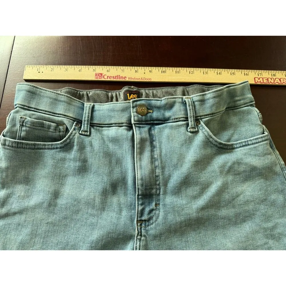 Riders Lee Elastic Waist Stretch Shorts Women 14 Medium Summer Spring Mom Granny - Image 7