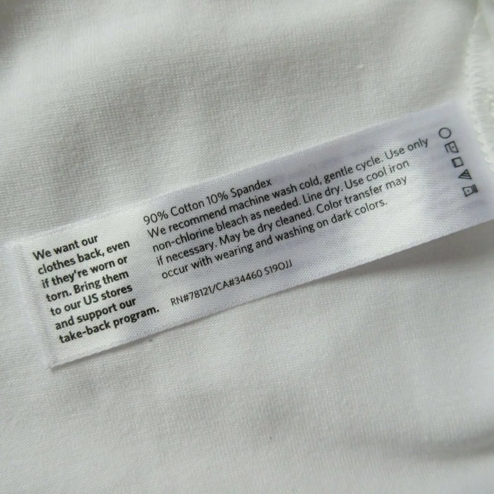 NWT Eileen Fisher Bracelet Sleeve Jacket in White Cotton Stretch Jersey XS - Image 5