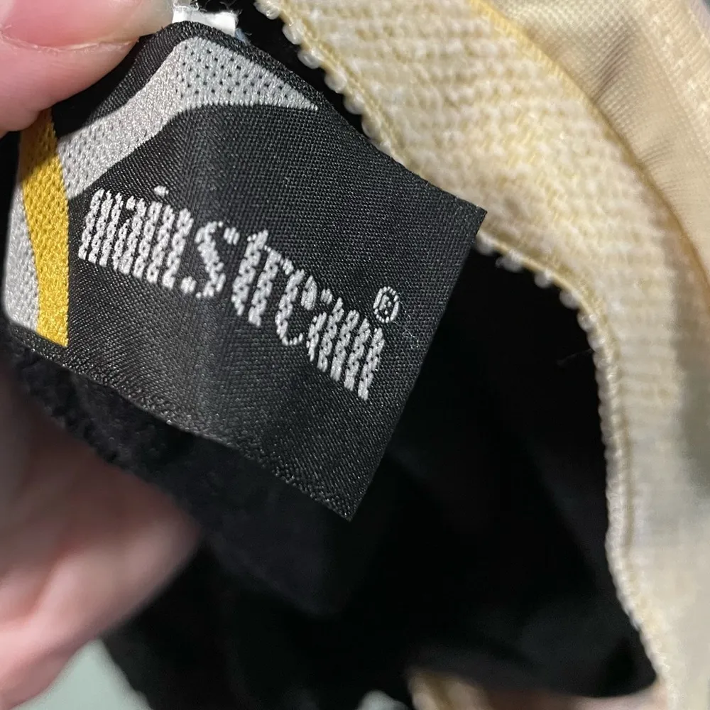 Vtg Y2K Mainstream Black Textured One Piece Swimsuit Sz 12 Sweetheart Neckline - Image 9