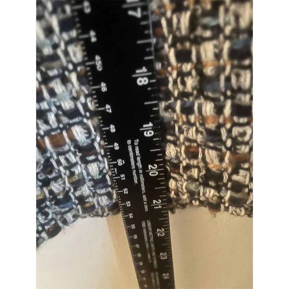 Talbots Petites Tweed Pencil Skirt Size‎ 14 Geometric Knee Length - Image 7