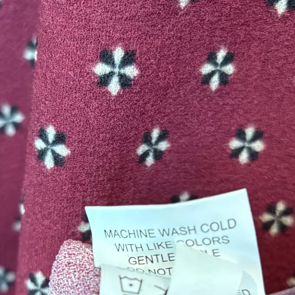 Mud Pie Burgundy‎ Dress Size Medium - Image 7