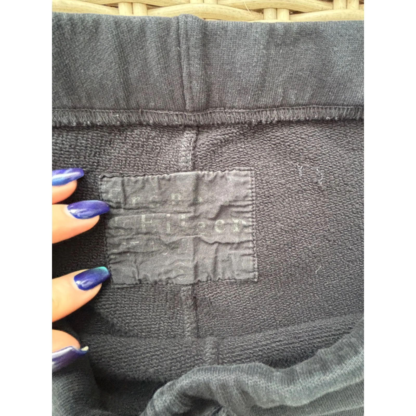 Frank and Eileen Catherine Favorite Sweatpant small athleisure cropped wide leg Black - Image 4