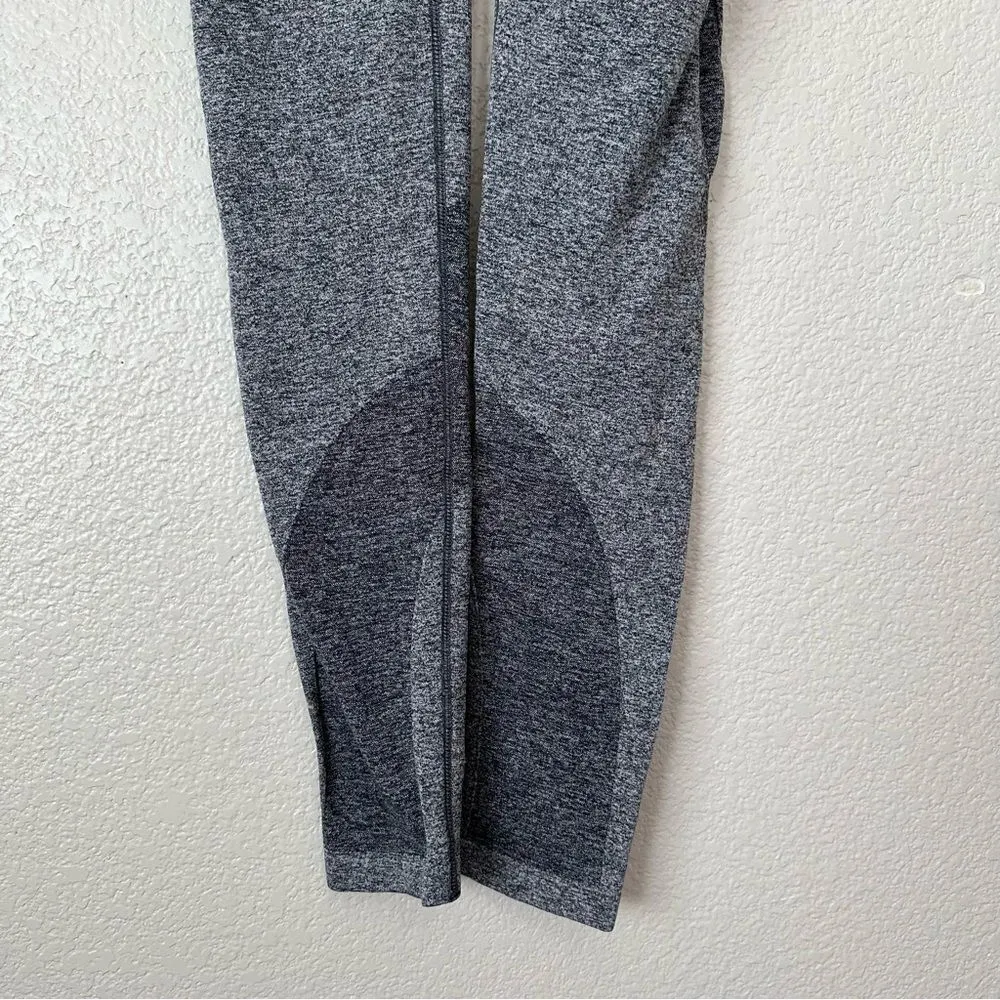 Gymshark Flex Gray Teal Seamless Form Fitting Contour Athletic Leggings - Image 9