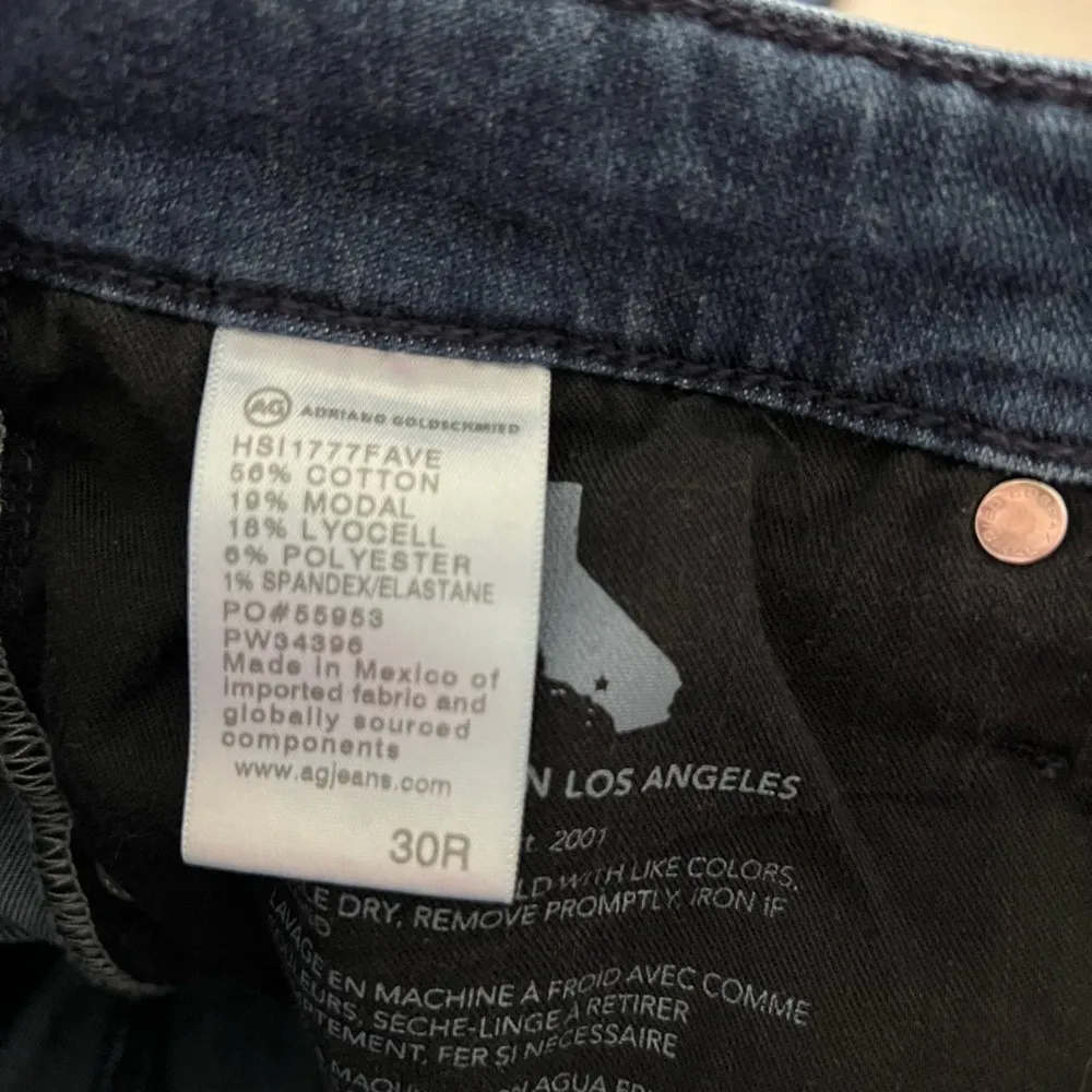 AG Adriano Goldschmied Farrah Ankle High-Rise Skinny Jeans | True Blue | 30R - Image 5