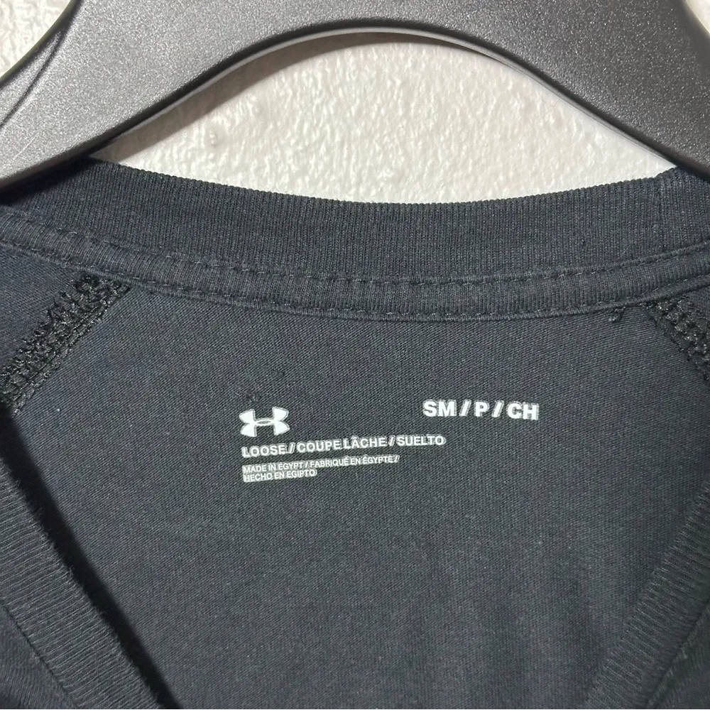 Under Armour Women Black Long Sleeve Loose T-shirt Size Small. - Image 3