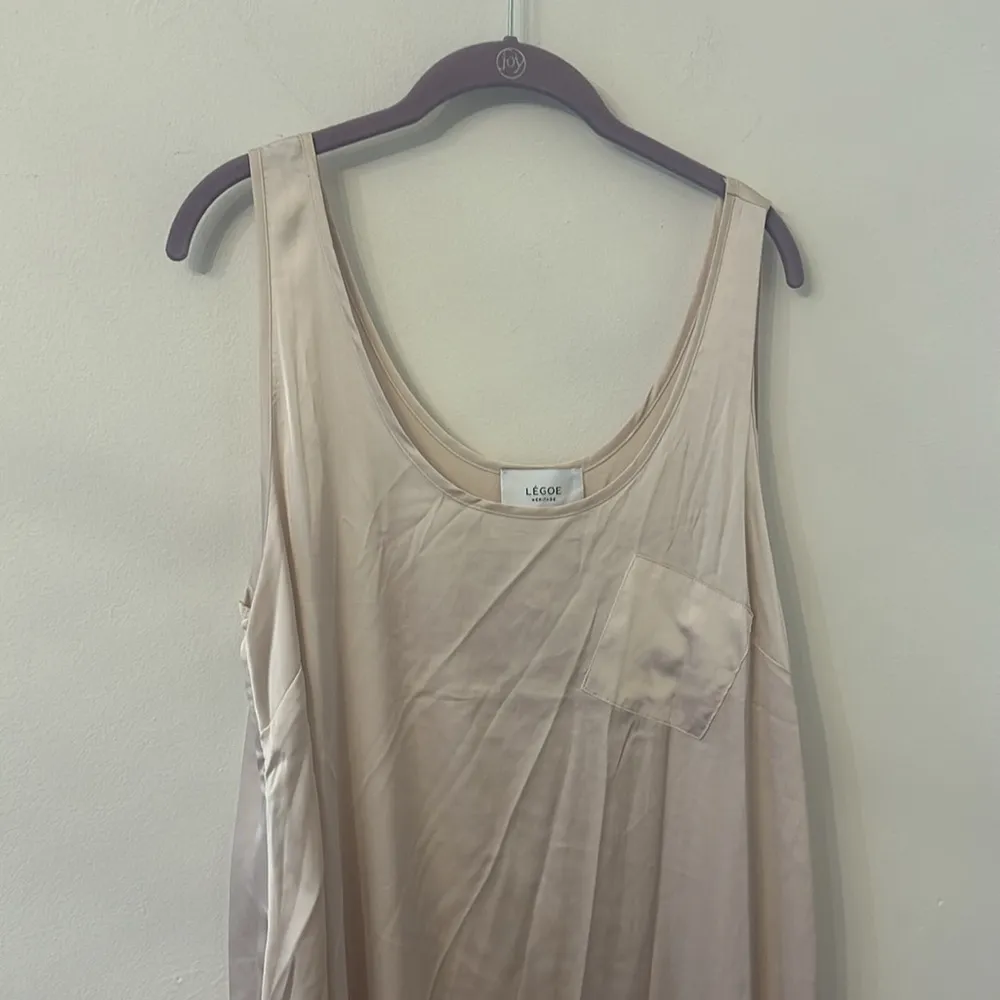 Legoe Heritage Women's Pink Satin Seville Nursing Dress Slip Maxi Dress Size undefined - Image 5