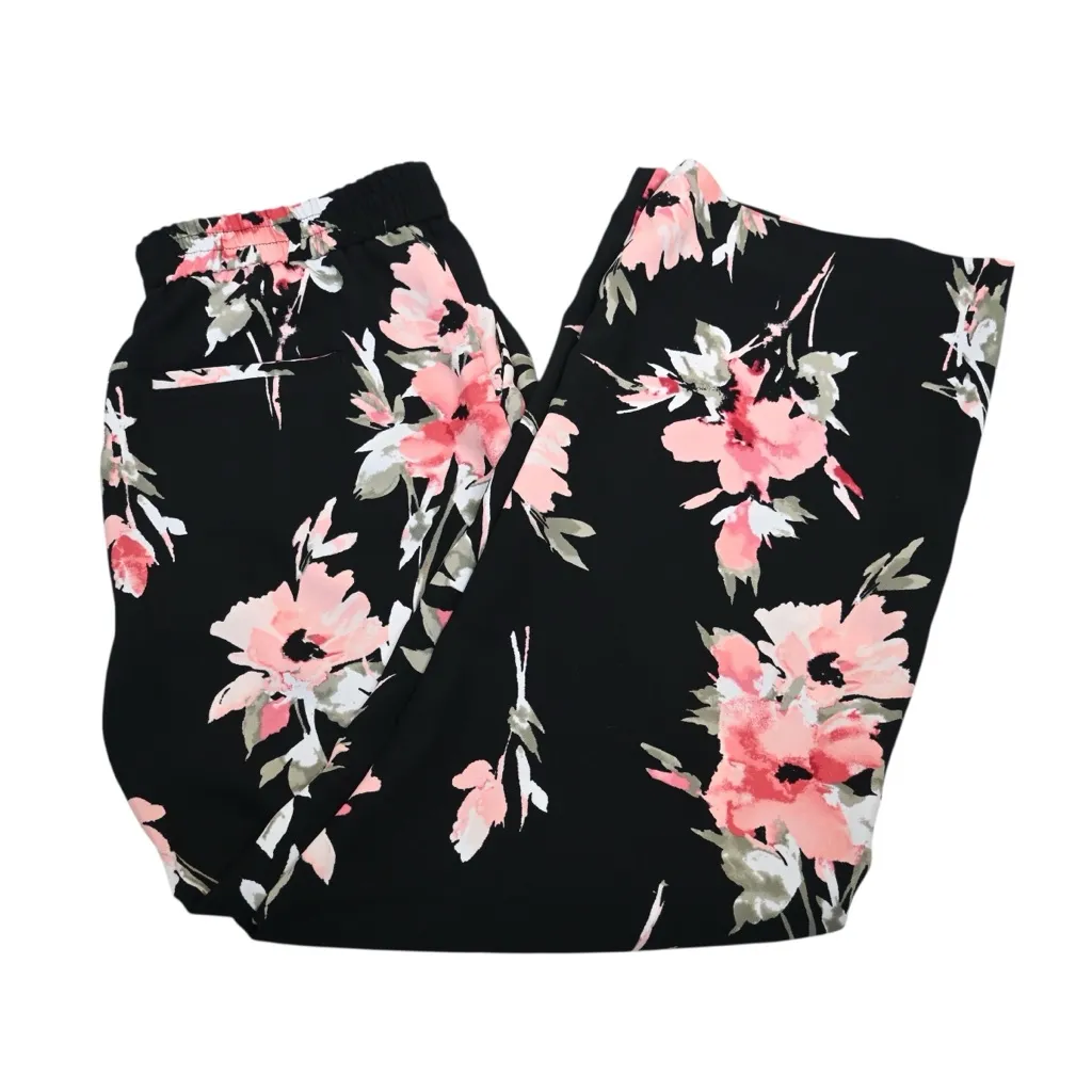 WHBM Women's 8 The Wide Leg Floral Pant - Image 4