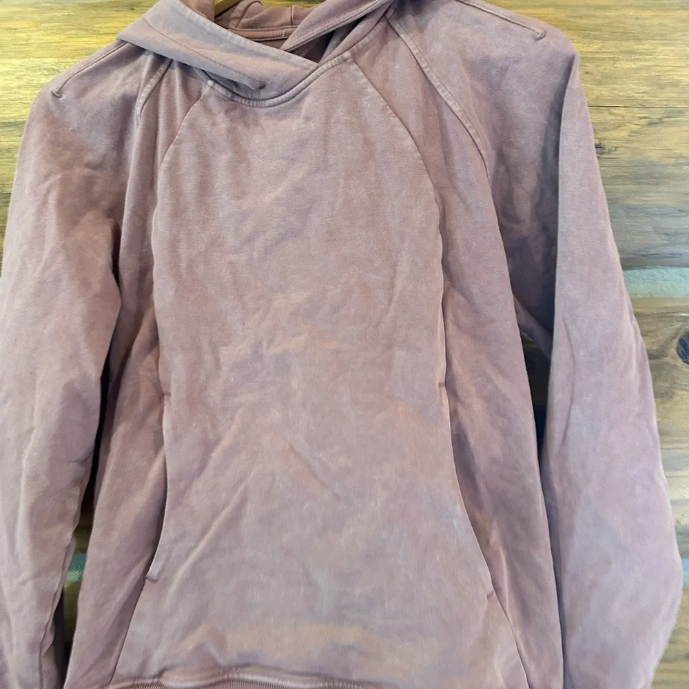 Lululemon Scuba Hoodie Washed Mauve Pullover - Image 3