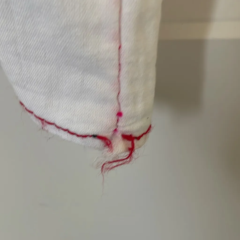 Handmade  Mexican Apple Embroidered Top Small - Image 4