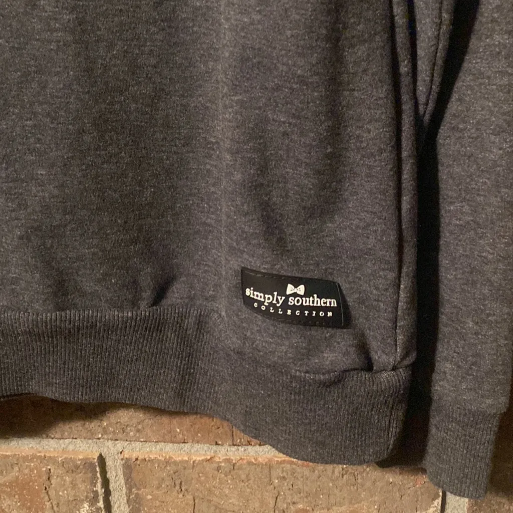 Simply Southern Gray Sweatshirt - Image 2