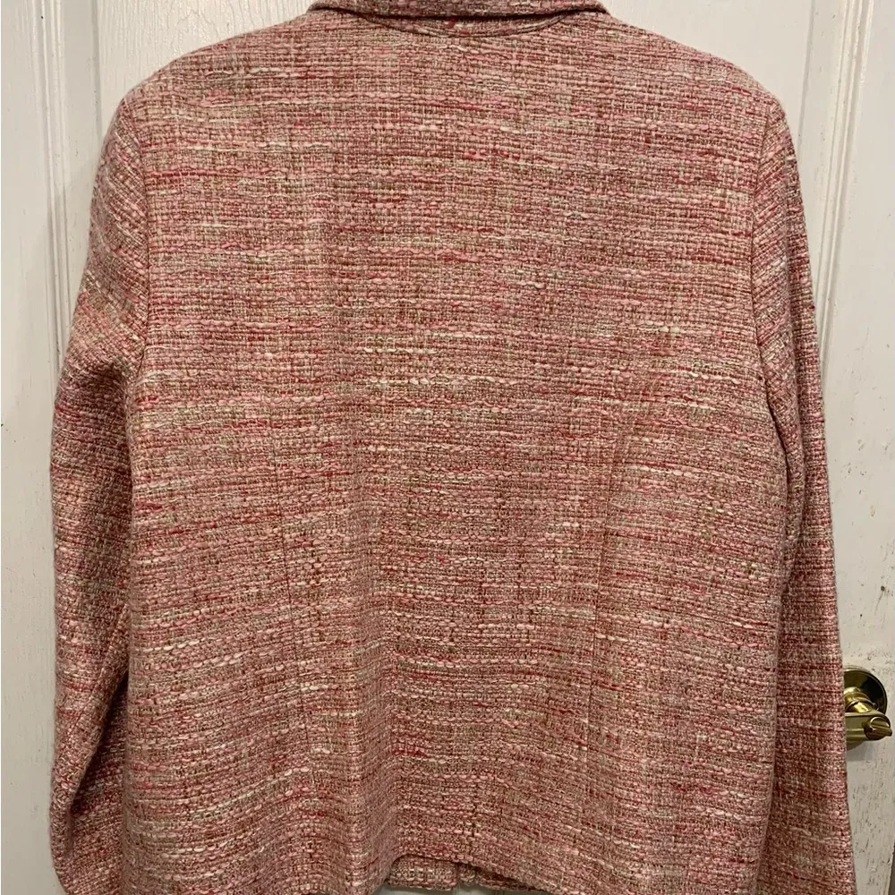 Brownstone Studio Pink Tweed Petite 18 Blazer 1304 Size 18P - Image 6