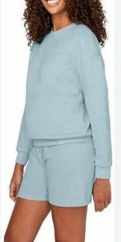 Buffalo by David Bitton Lounge Set Ribbed Long Sleeve Vintage Blue Size XLarge - Image 2