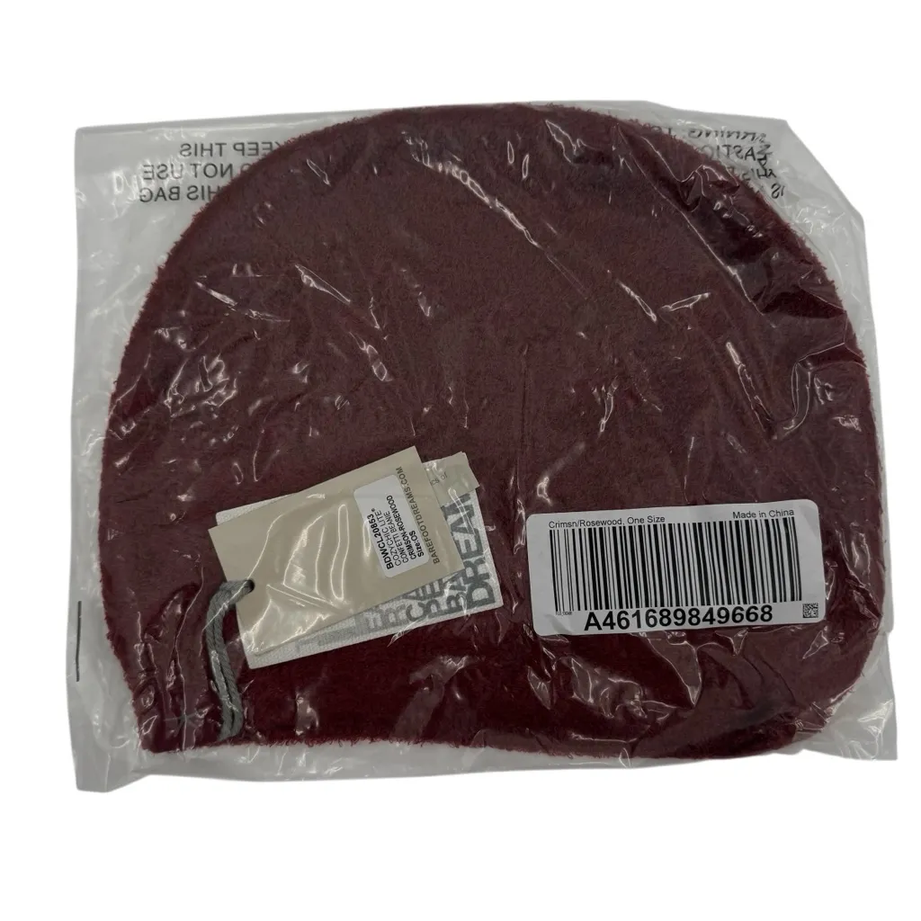 Barefoot Dreams Cozychic Lite Confetti Beanie In Crimson-Rosewood - Image 2