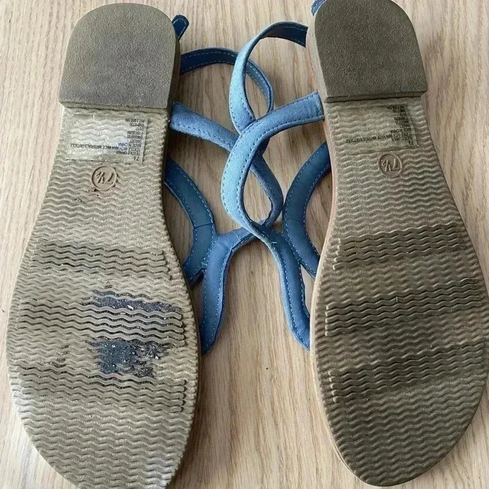 Light Blue Sandals 7.5 - Image 3