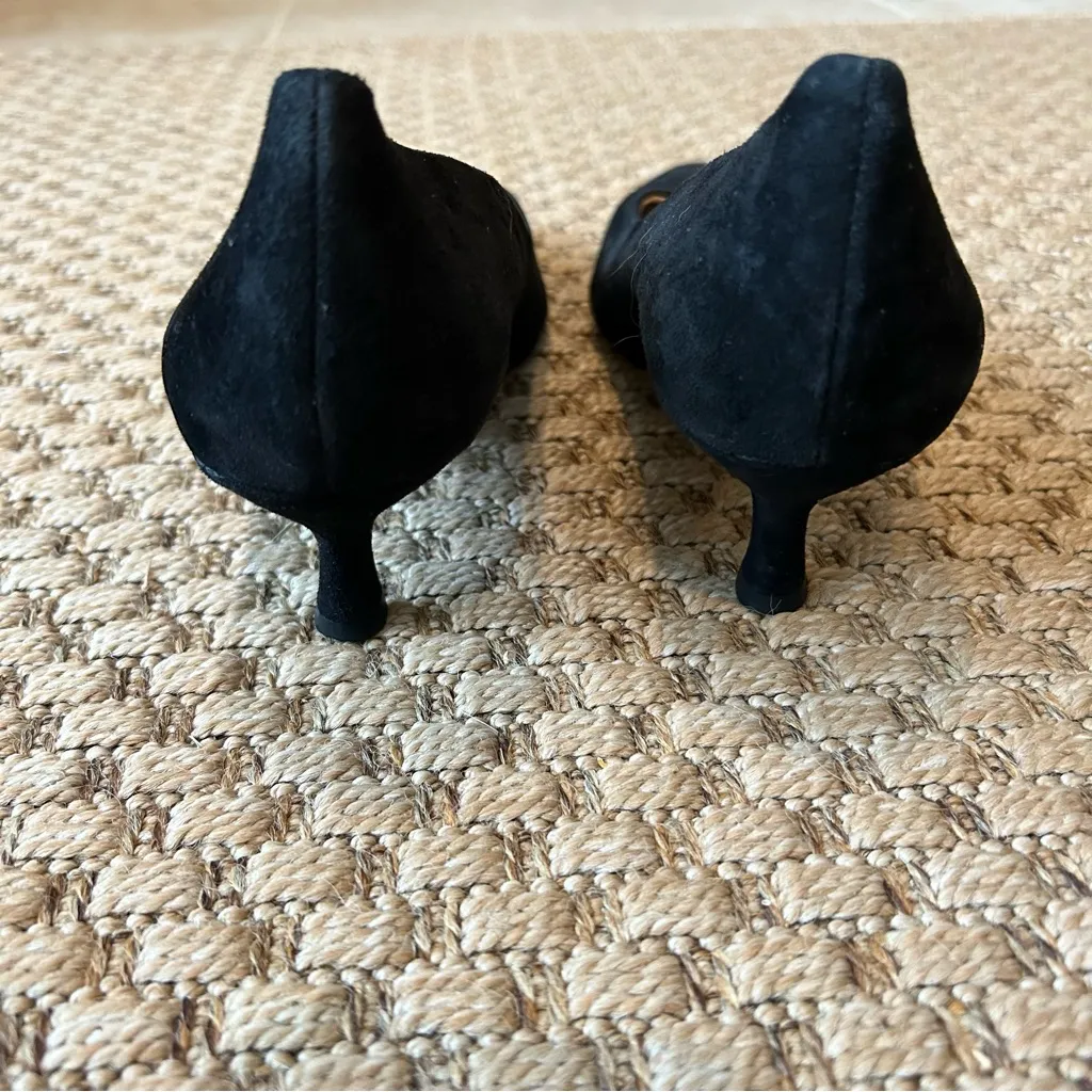 Essex Lane Black Suede Pumps - Image 5