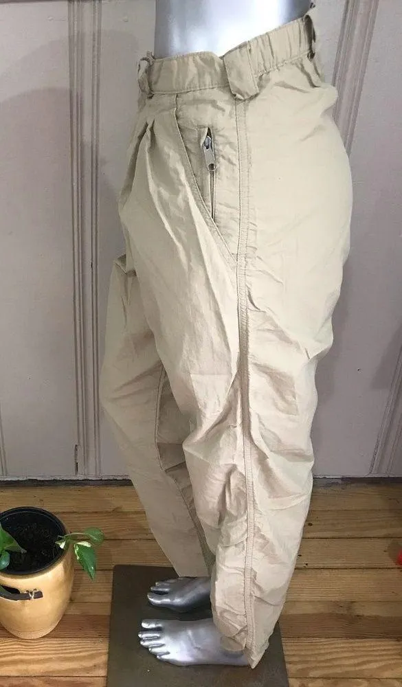 Travelsmith Nylon Cream Tan Hiking Fishing Pants Women's Size 8 - Image 6