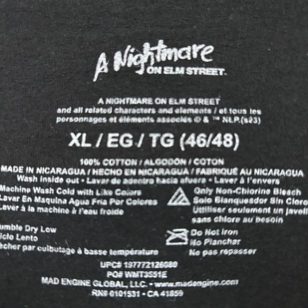 Nightmare on Elm Street 4 The Dream Master Movie T-Shirt XL  - Image 4
