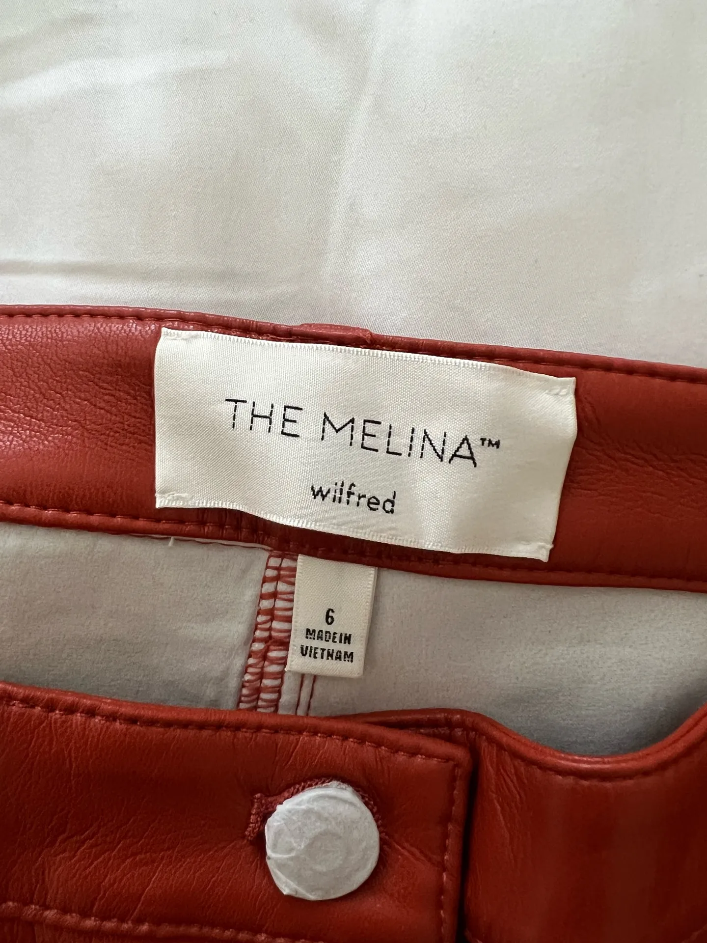 Aritzia Wilfred Melina Leather Pants - Image 7