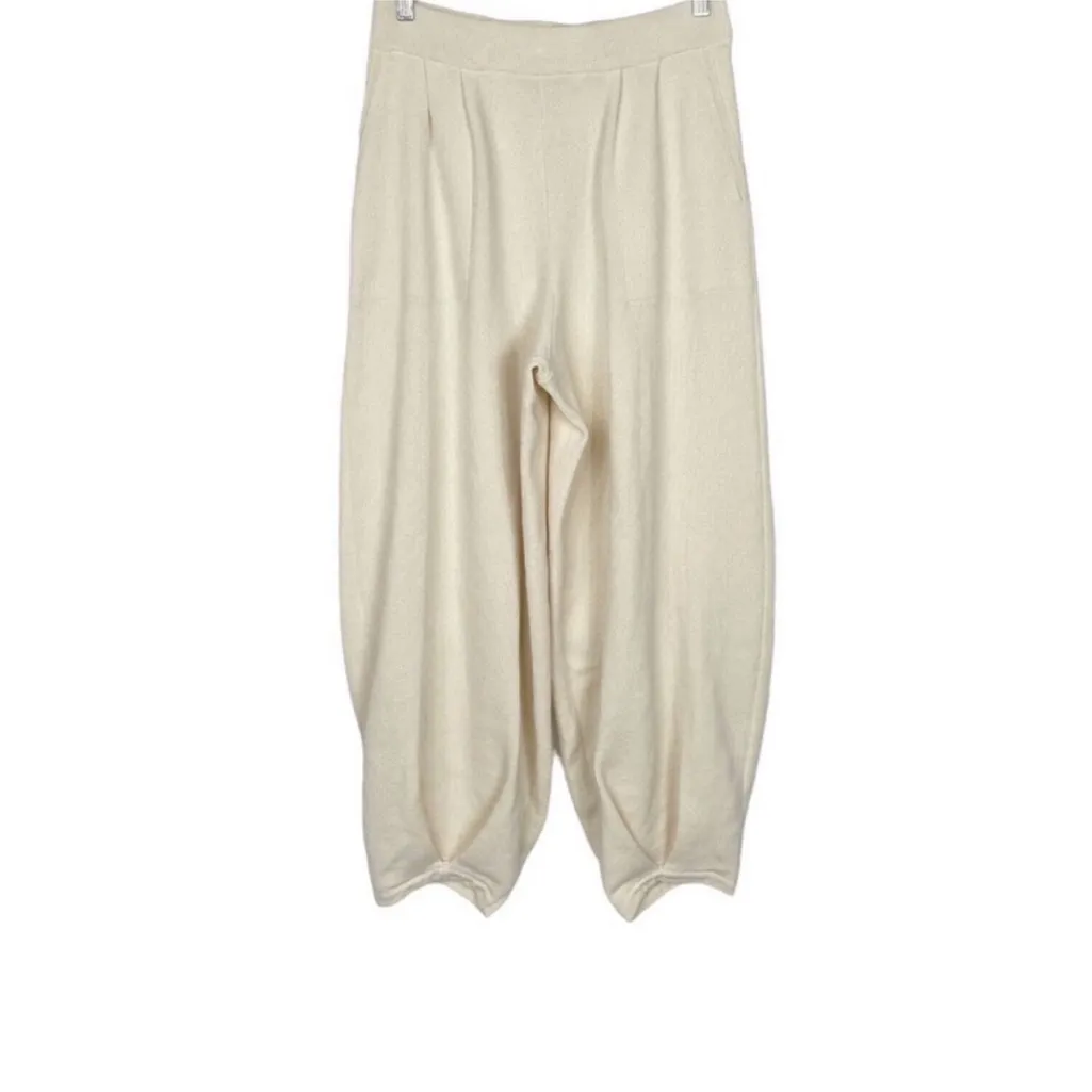 Free People Beach Freya Knit Pants Balloon Tapered Wide Leg Pant Linen Blend XS - Image 6