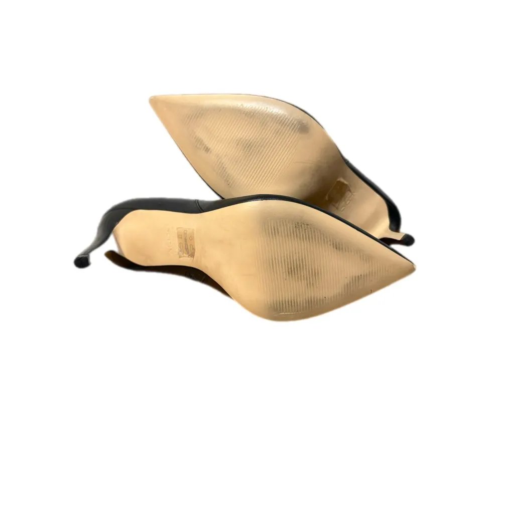 Aldo Sleek Black Heeled Boots - Image 7