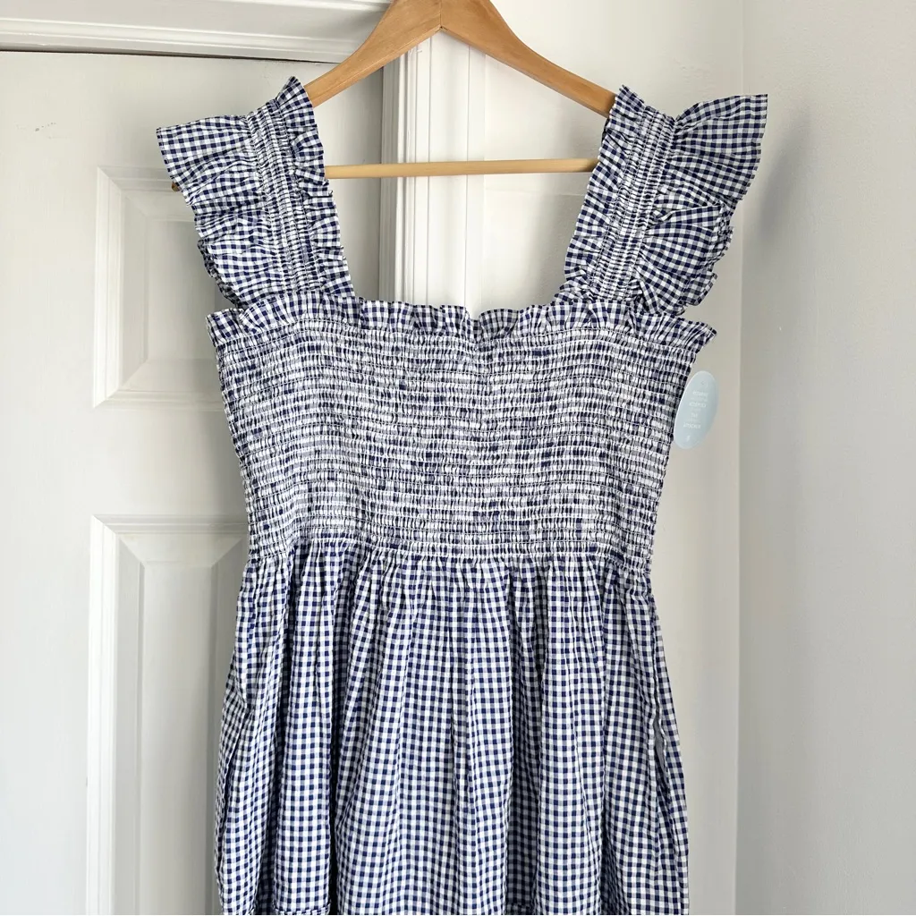 NWT Hill House Ellie Nap Dress in Navy Gingham - Image 6