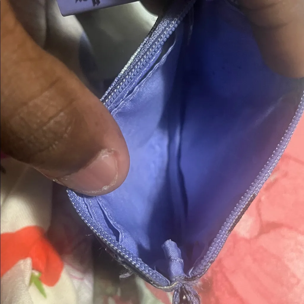 Vera Bradley Purple and Pink Keychain - Image 4