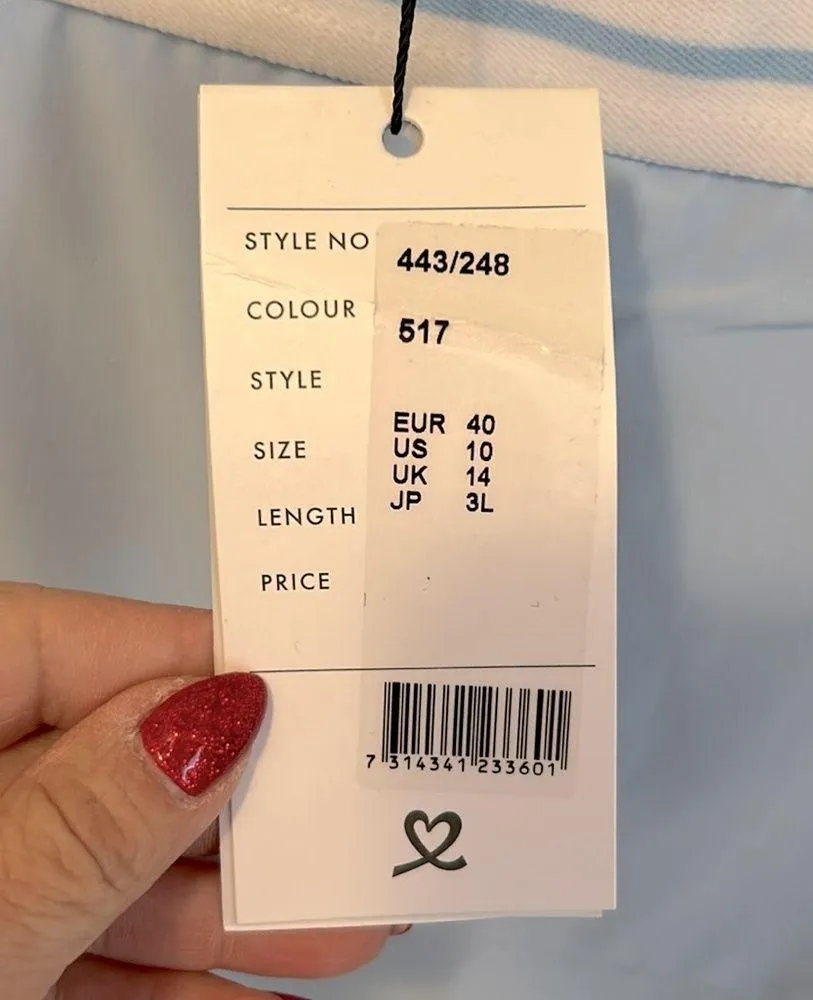 Daily Sports Elissa Skort Light Blue Size 10 - Image 8