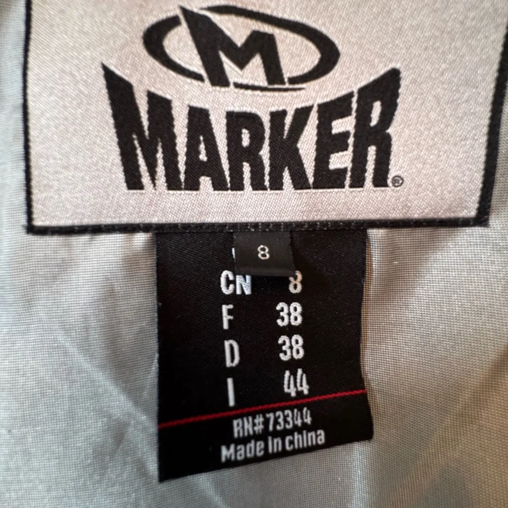 Marker Navy Quilted Puffer Jacket Blue Size 8 - Image 16