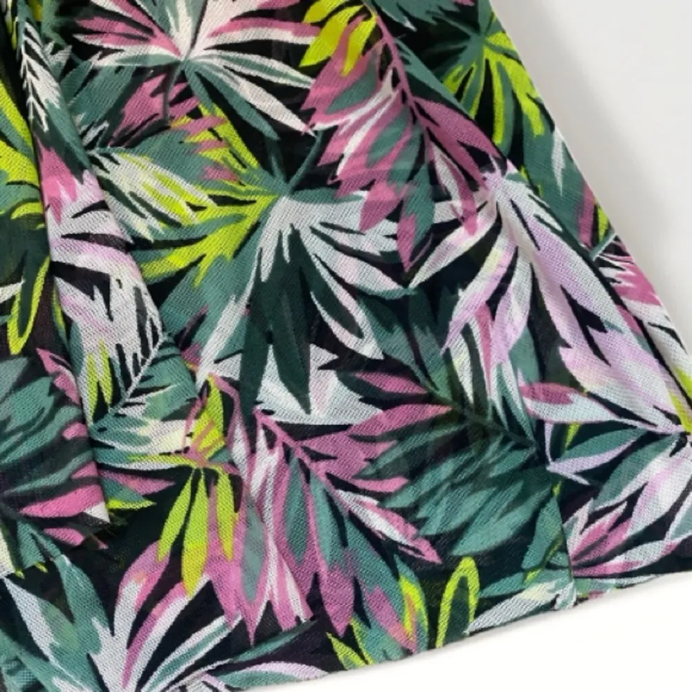 KONA SOL Flyaway Bandeau Tankini Top Womens Small Floral Tropical Print Swimwear - Image 11