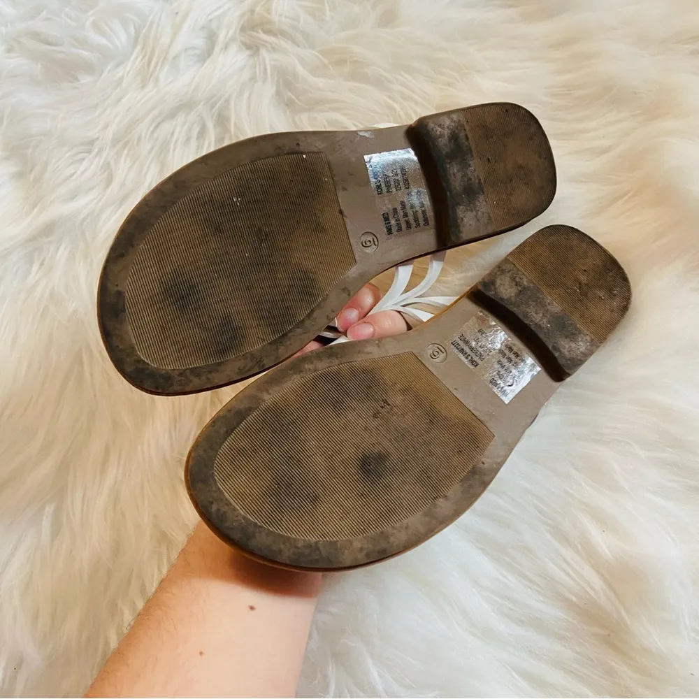 SO braided slip on thong sandals 🤍 - Image 2