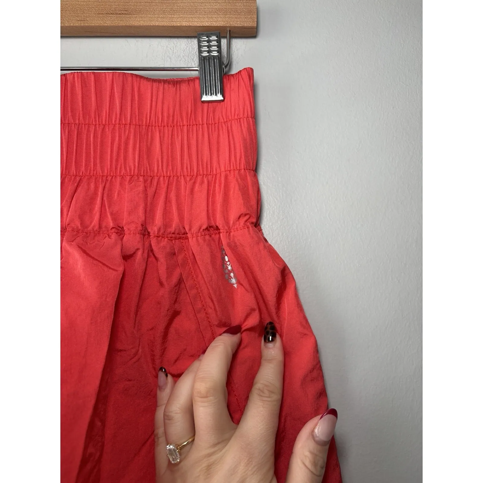 Free People Movement Red Orange The Way Home Short Women Large Athletic - Image 5