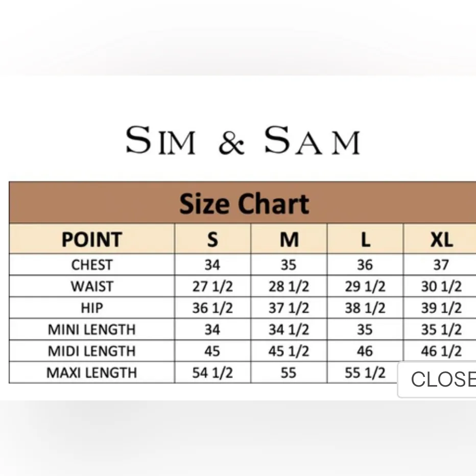 Sim & Sam  tan off the shoulder crop top - Image 9