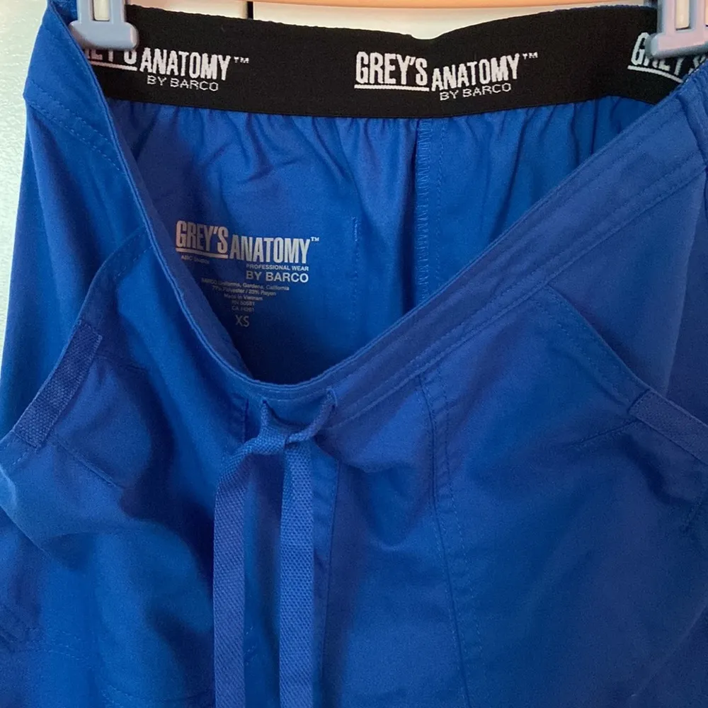 Grey’s Anatomy Professional Wear by BARCO Scrub Pants Blue XS - Image 11