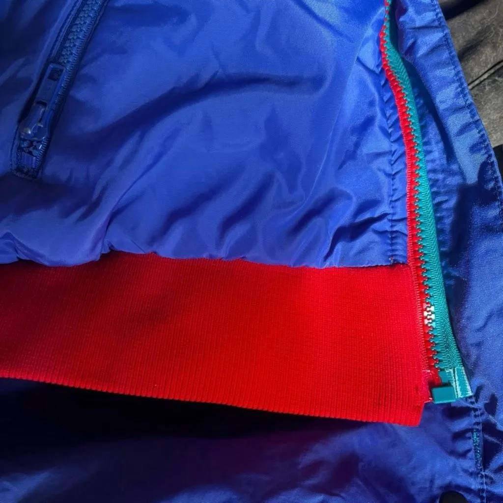 Vintage Columbia 3-in-1 Reversible Ski Jacket Women's Medium Blue Green‎ 90s - Image 3