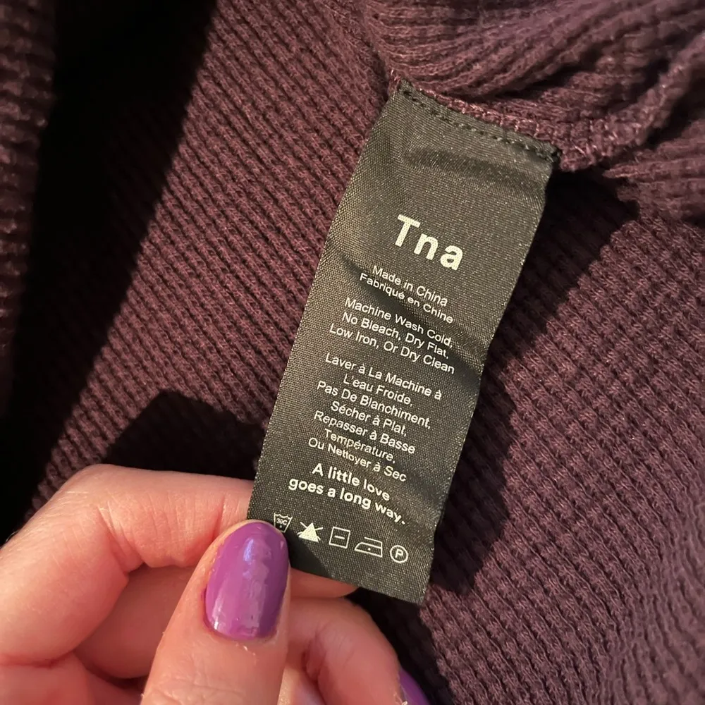 Alder Waffle Thermal Purple Size XS - Image 7