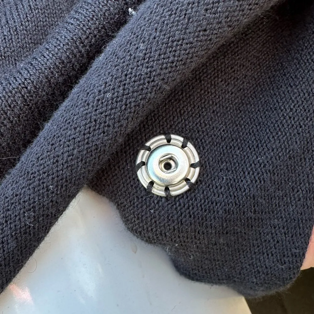 CALIA Carrie Underwood Effortless Ballet Wrap Sweater Black Sz XS - Image 11