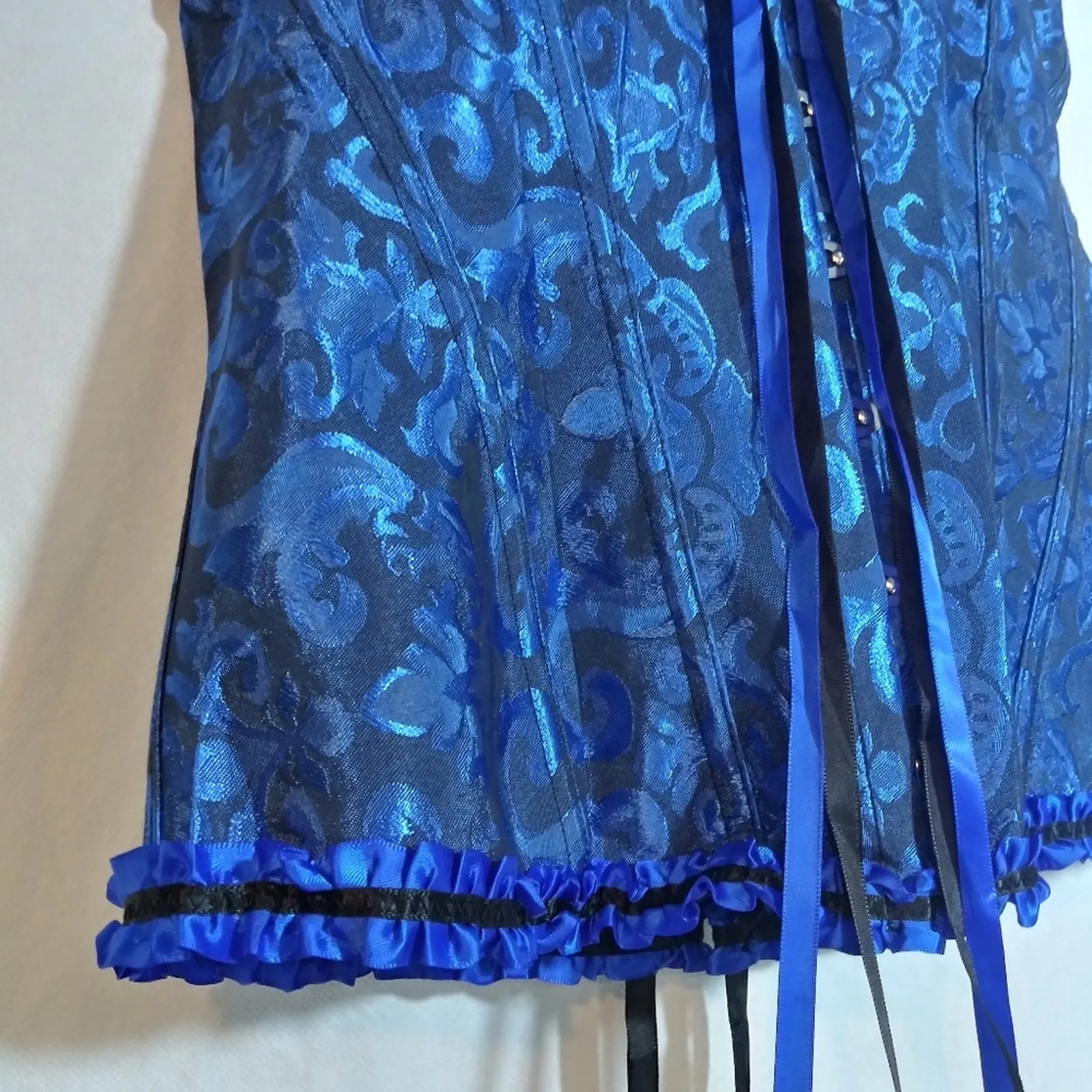 Amazon Corset Top Strapless Open Back Aesthetic Overbust Corset Body Slimming Gothic L - Image 4