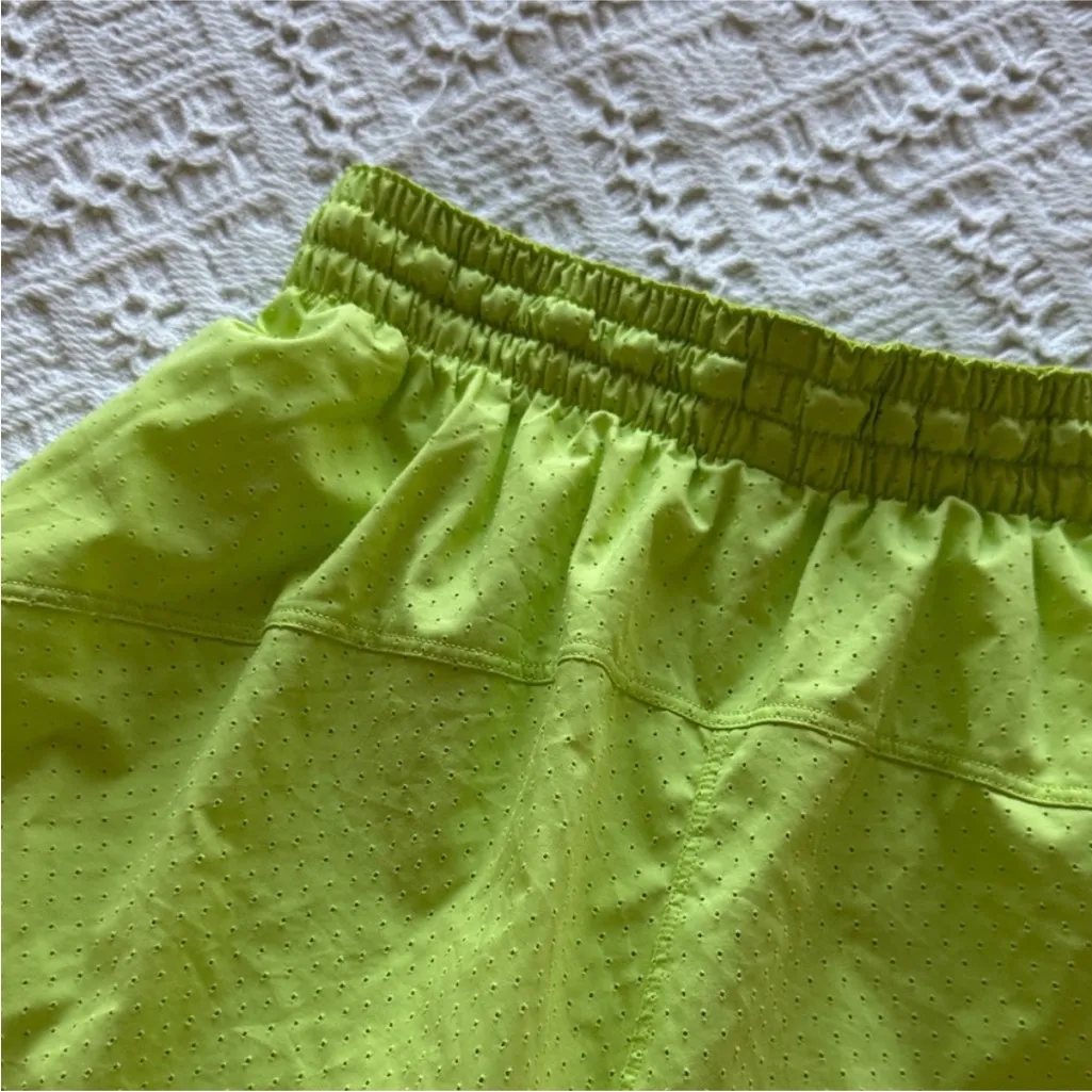 Lululemon Athletica Neon Yellow Athletic Shorts - Image 8