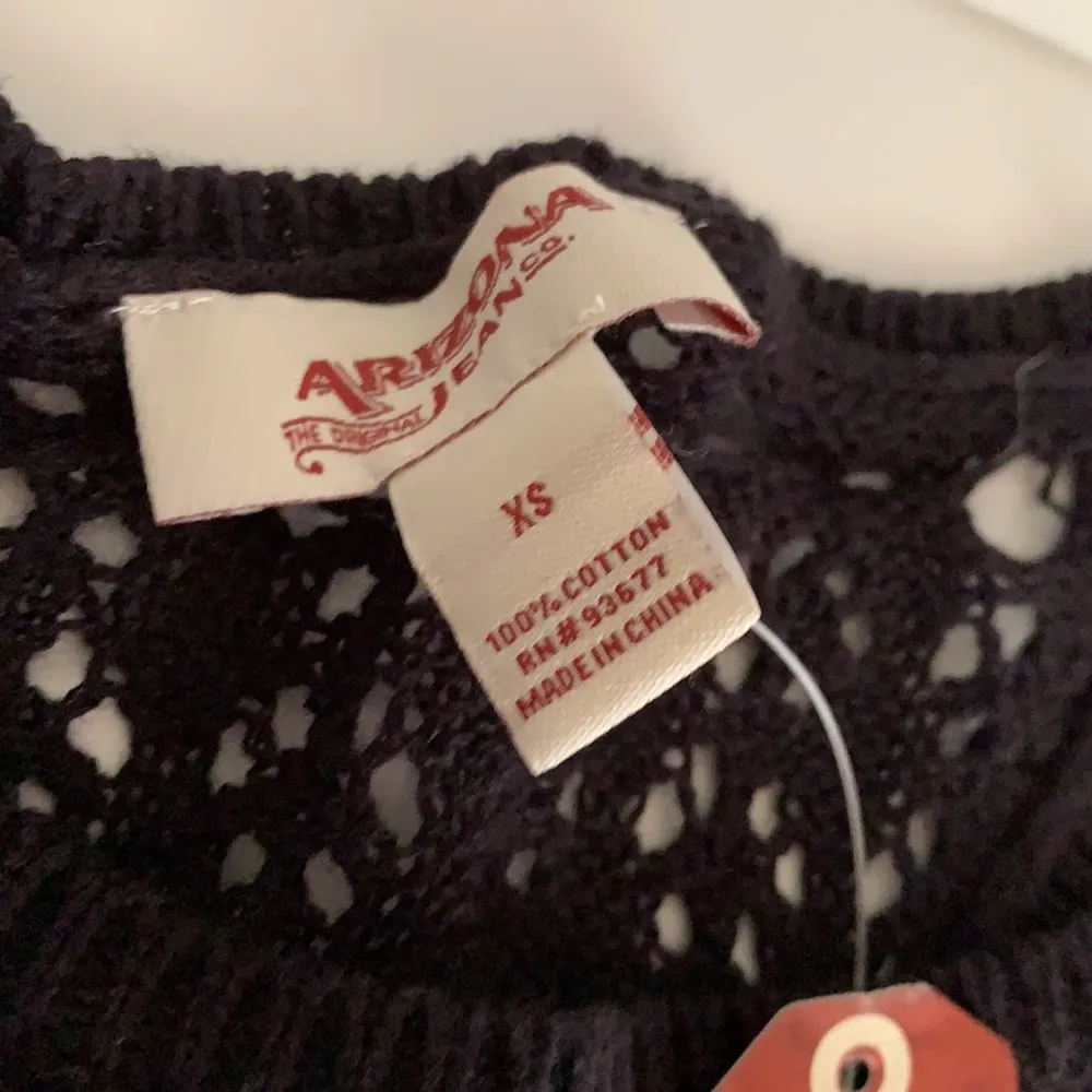 Arizona jeans co. Crotchet black top - Image 2